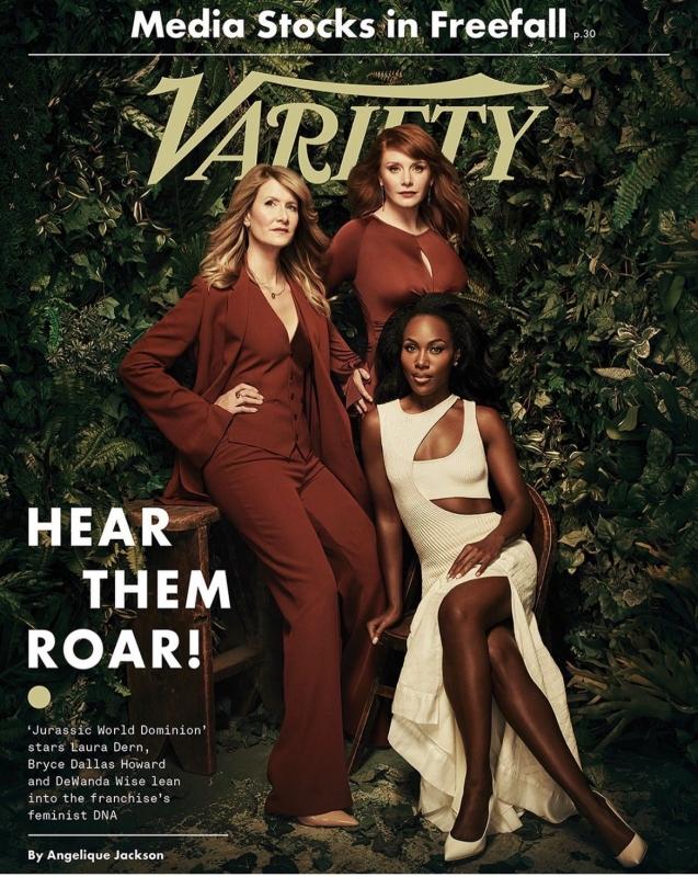 Laura Dern、Bryce Dallas Howard與DeWanda Wise一起登上《Variety》的封面。（截自variety IG）