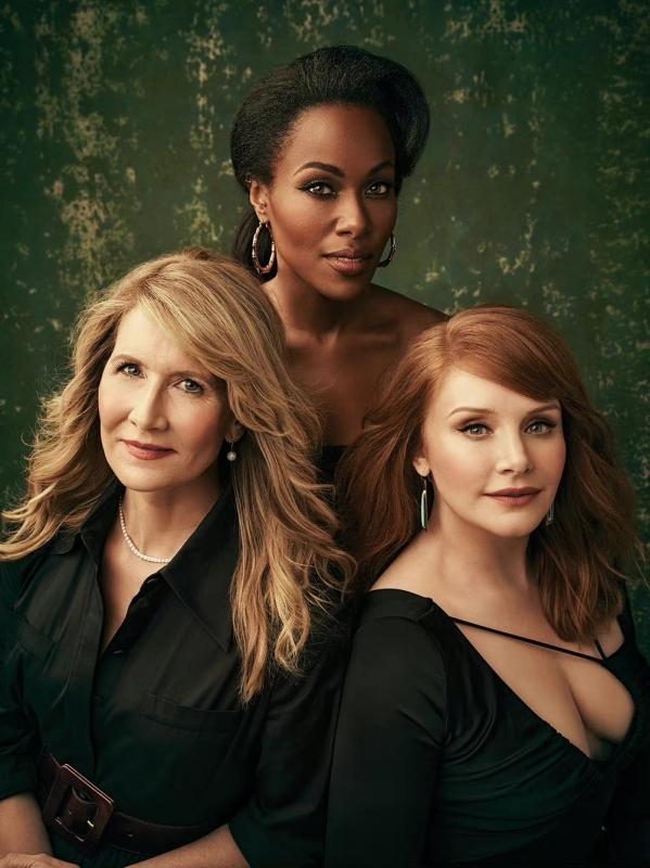 Laura Dern、DeWanda Wise、Bryce Dallas Howard接受《Variety》訪談大聊在電影中的角色。（截自微博）