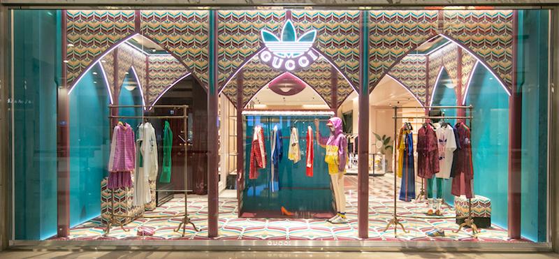 adidas x Gucci快閃店中店即日起在Gucci台北101、台中新光三越中港店登場。