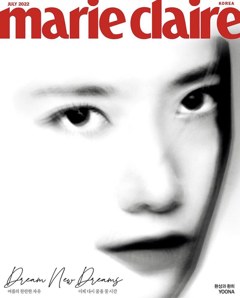 韓國版《Marie Claire》先公開其中一版封面。（截自marieclairekorea IG）