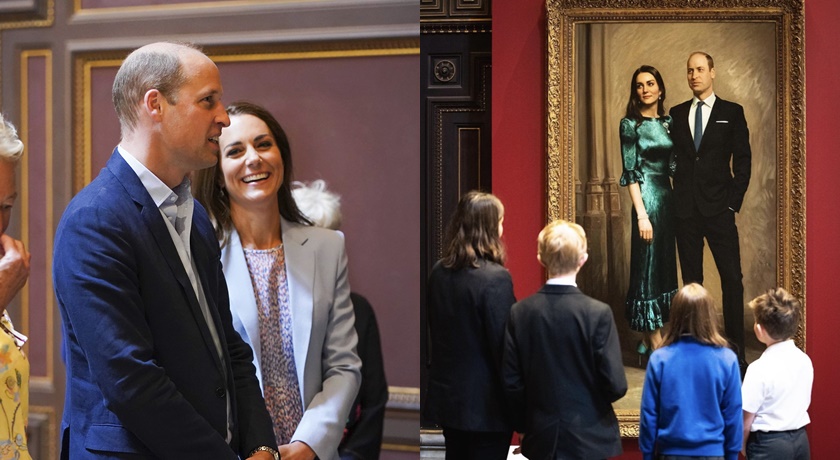 威廉王子凱特王妃首張夫妻肖像曝光   網友留言令人噴笑