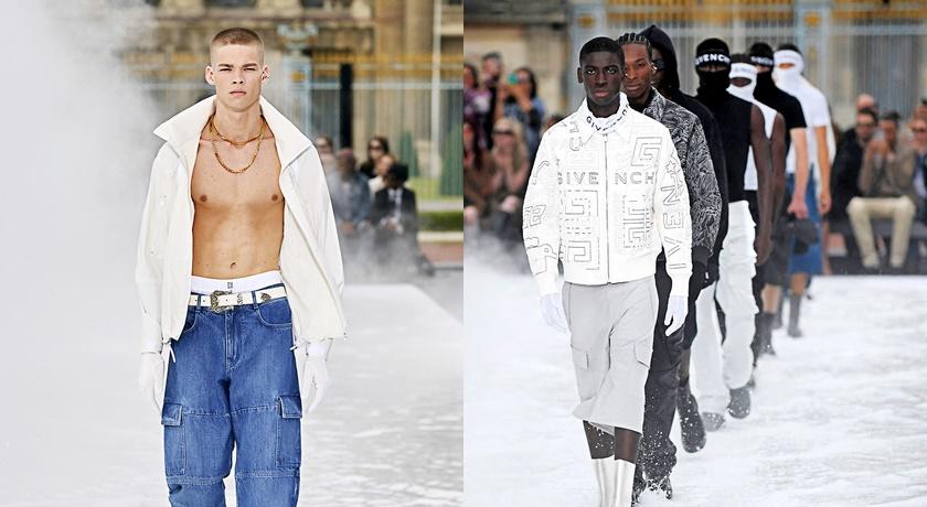 巴黎春夏男裝週 Givenchy黑白街頭風 創意總監首場獨立男裝秀 西服大衣剪裁更休閒