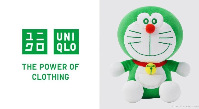 綠色哆啦Ａ夢不是盜版！UNIQLO新系列全用「回收寶特瓶」做