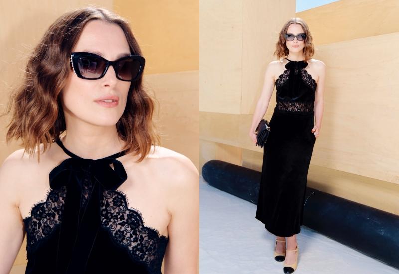 Keira Knightley現身Chanel高訂秀場。（品牌提供）