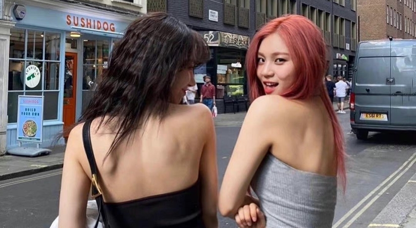南韓女團倫敦「逛大街」被自己人出賣！街頭穿搭太性感網友狂喊老婆