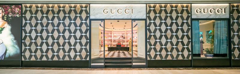 Gucci台北微風店換上全新店裝開幕。（品牌提供）