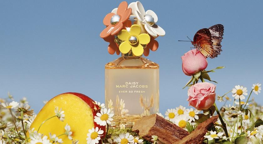 MARC JACOBS清甜雛菊花漾淡香精 30ml/2,800元；75ml/4,000元；125ml /4,600元。