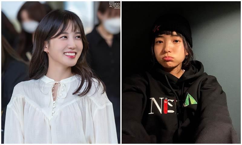 臥蠶使妝容減齡、少女感十足。(截自@eunbining0904、@kimtaeri_official IG)
