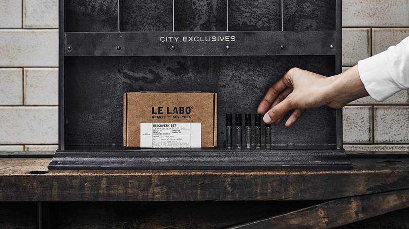 Le Labo城市限定系列體驗裝，台灣首度登場的1.5ml體驗容量,以環保物料手工包裝,並附噴頭方便取用，1.5ml/420元。