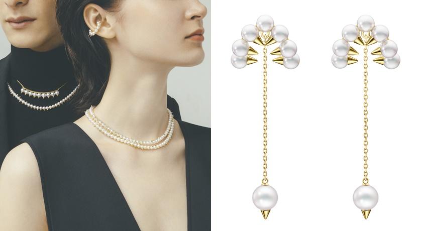 TASAKI珍珠有刺 黃K金閃耀致命吸引力 danger系列靈感來自植物 衝突美感百搭日常造型