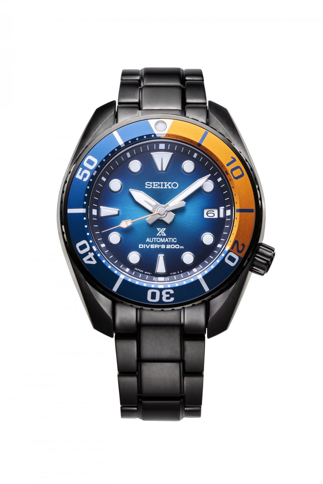 Seiko Prospex台灣「日初」限定錶款，搭載6R35機芯，動力儲存70小時，全台限量500只，35,000元。