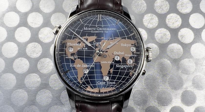 一眼就能看懂「世界時腕錶」！秘密就在精準轉動的數字盤