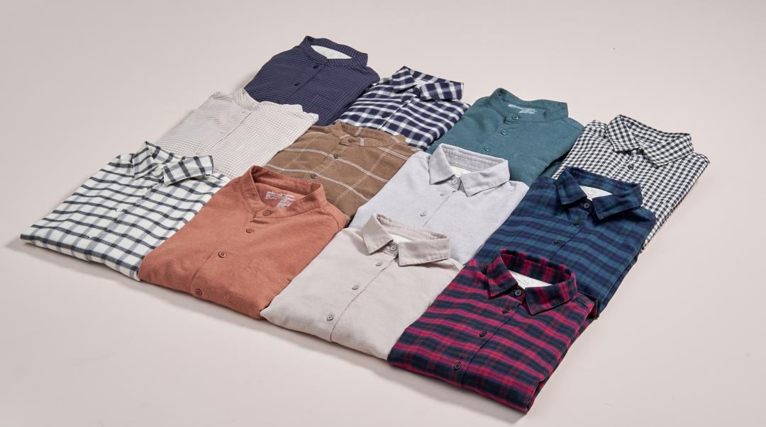 MUJI推出法蘭絨系列，最適合換季穿搭。(MUJI提供，以下同)