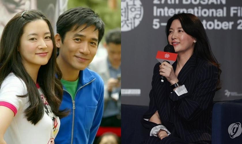 李英愛18年前與現在的模樣，除了少了稚氣幾乎零差異。（翻攝自韓聯社、WEIBO）