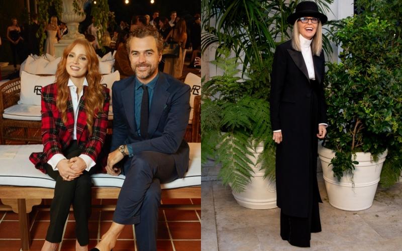 Jessica Chastain、Diane Keaton出席Ralph Lauren品牌大秀（品牌提供）