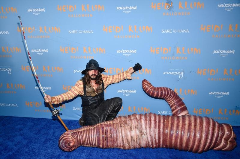 Heidi Klum的蚯蚓恰巧是老公Tom Kaulitz魚竿上的魚餌。