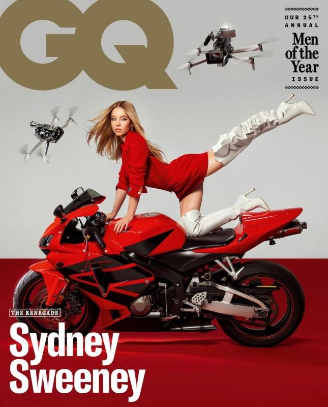 Sydney Sweeney近期登上新一期《GQ》的封面。（截自sydneysweeney IG）