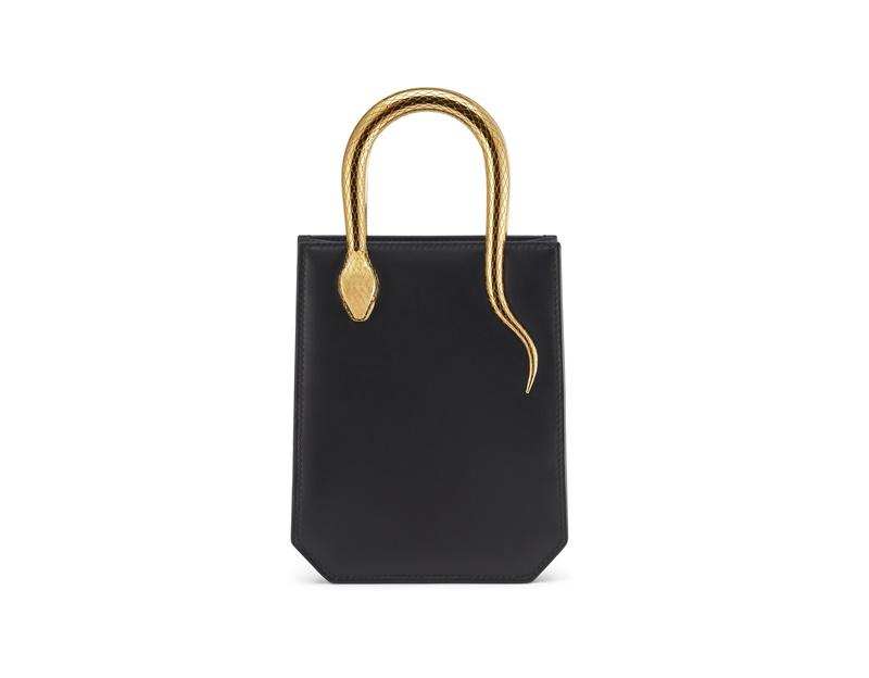 Serpentine Vertical Tote 小牛皮托特包，88,500元。