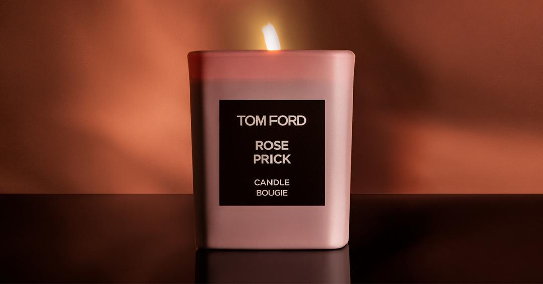 TOM FORD限定版高級訂製香氛蠟燭#禁忌玫瑰，3,850元。