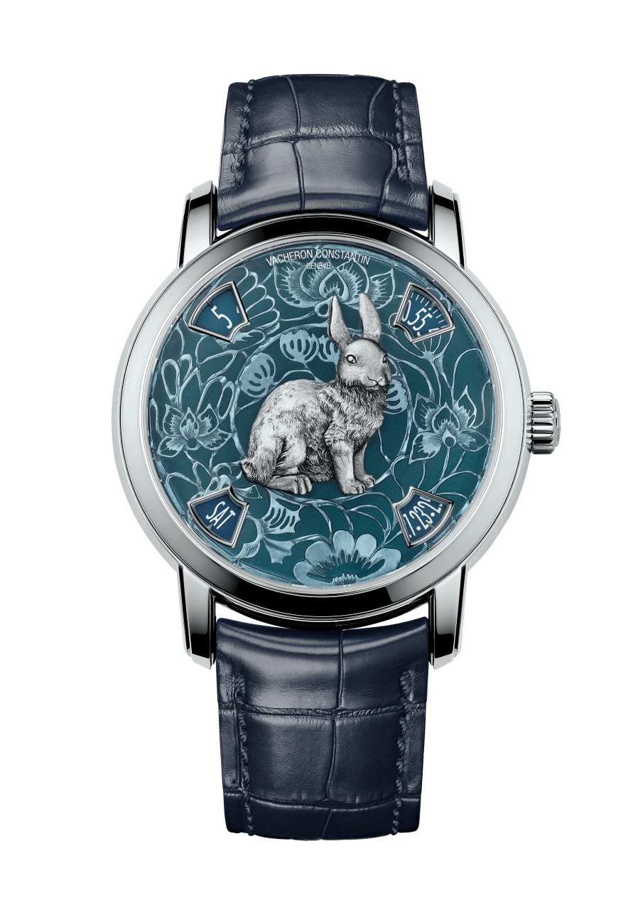 Vacheron Constantin Métiers d’Art藝術大師系列The Legend of the Chinese Zodiac兔年腕錶（鉑金），限量9只，價格店洽。