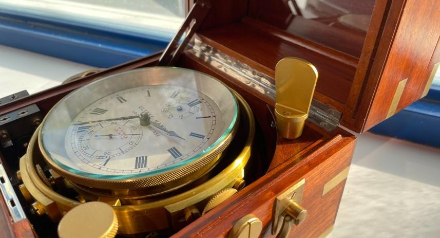 雅典錶細數海洋故事　骨董天文鐘讚頌時間軌跡