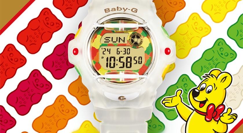 BABY-G把「小熊軟糖」變成手錶！錶盤藏驚喜 簡直萌翻天