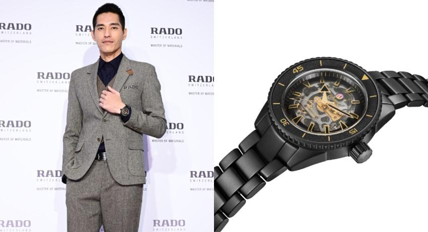 RADO101專賣店時髦開幕　藍正龍腕戴限量錶帥氣站台