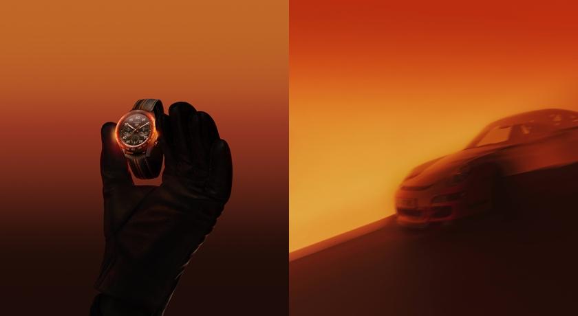 泰格豪雅x保時捷聯名錶推第六彈！火焰「橘色」超有速度感