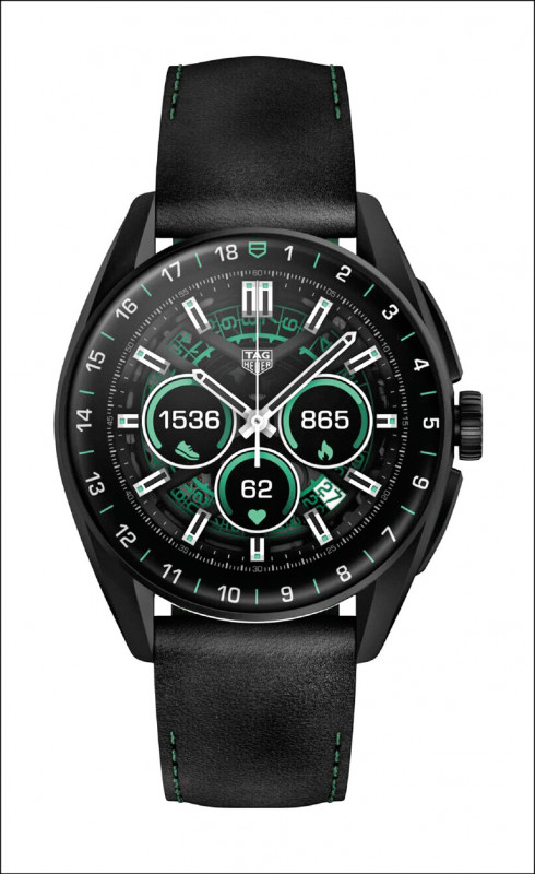 TAG Heuer Connected Calibre E4智能腕錶「42毫米高爾夫版」，約82,400元。