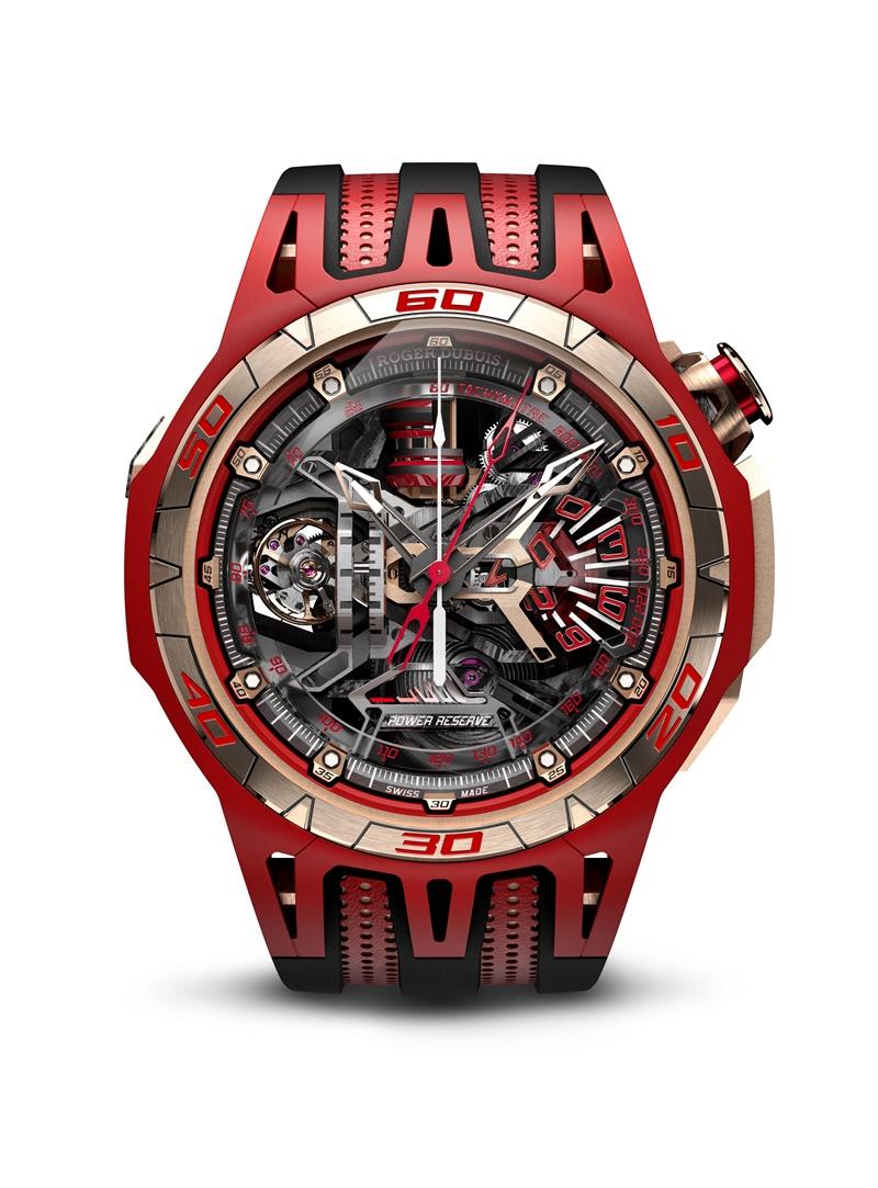 Roger Dubuis Monovortex™ Split-Seconds Chronograph追針計時碼錶。