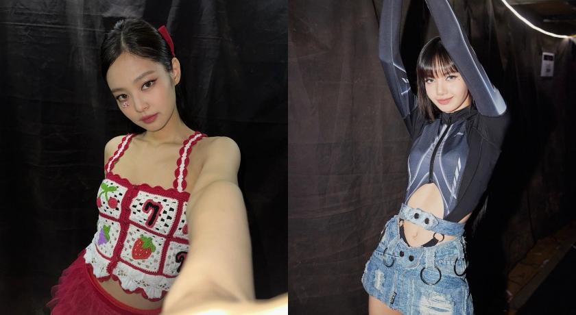 Jennie、Lisa演唱會開場前「偷溜逛街」被抓包！零偽裝現身「觀光客愛店」超接地氣