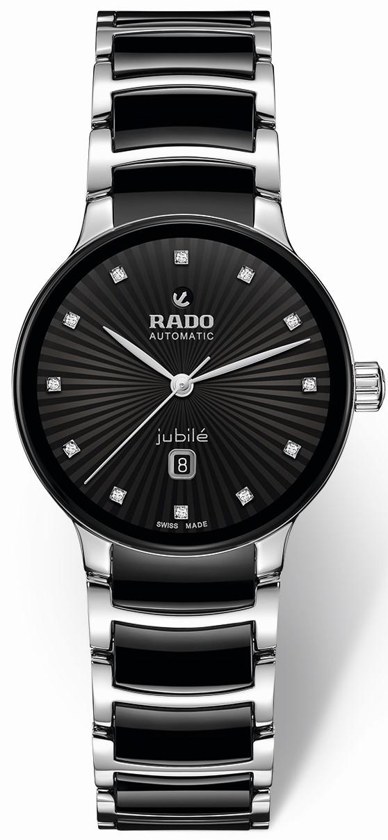 Rado Centrix晶萃系列高科技陶瓷自動腕錶（30.5毫米黑色款），80,100元。