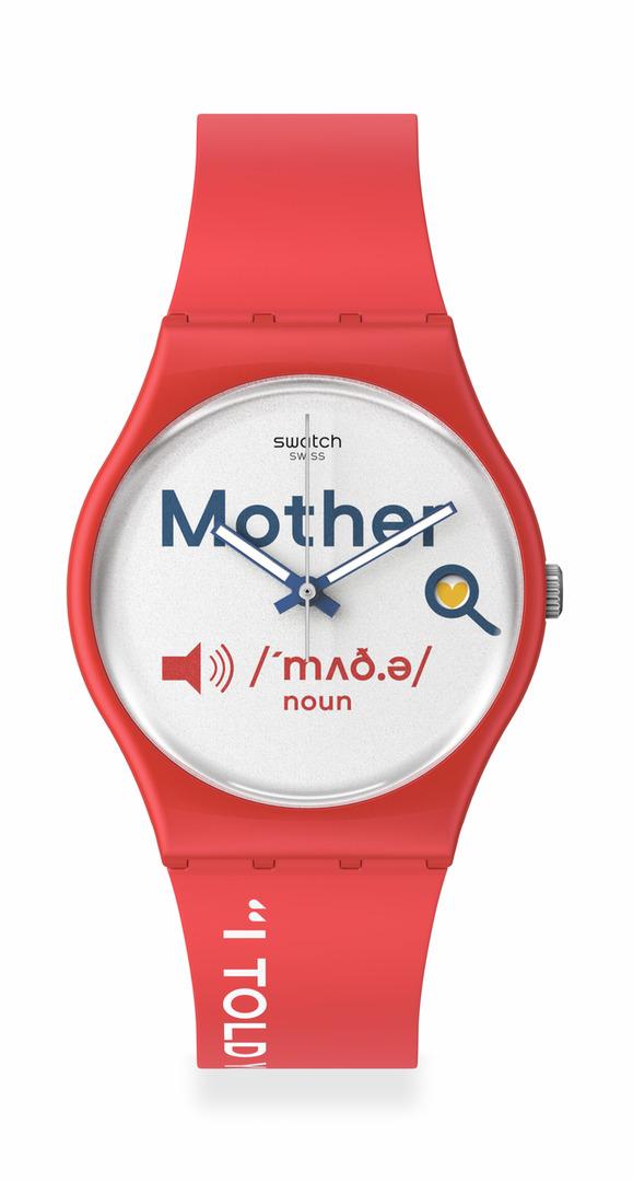 Swatch ALL ABOUT MOM腕錶，3,000元。