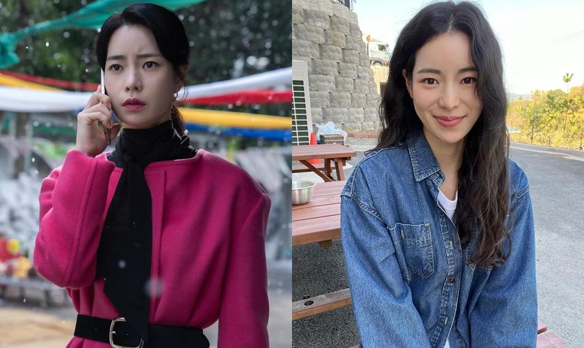 林知衍白T+牛仔外套私服照和劇照（左）差超多。