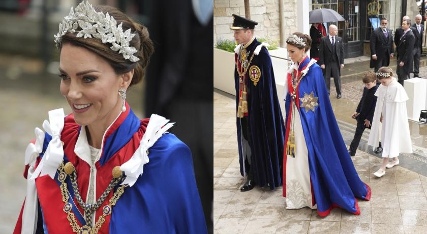查爾斯加冕》凱特捨皇冠戴頭飾！珠寶感人傳承將「黛妃與女王」帶到現場