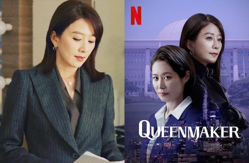 金喜愛和另一位南韓影后文素利在《造后者》中聯手出擊。（翻攝自netflixkr IG）