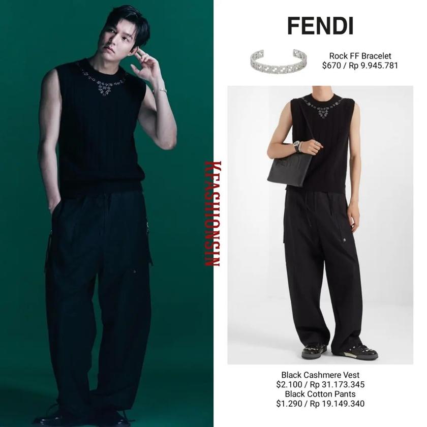 李敏鎬這身造型來自Fendi。（翻攝自actorleeminho 、kfashionsin IG）