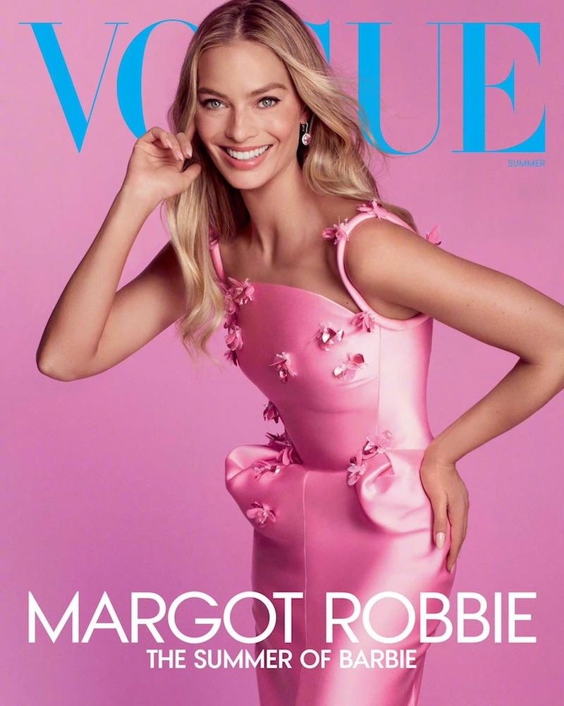 Margot Robbie登上美版《VOGUE》封面（截自vogue IG）