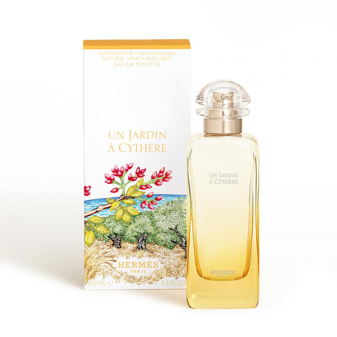 HERMÈS Un Jardin à Cythère希瑟花園淡香水100ml/5,500元。