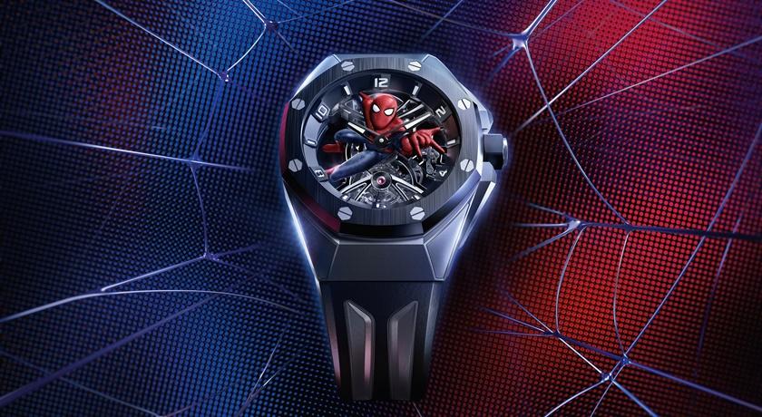 「蜘蛛人」登上愛彼皇家橡樹概念腕錶！超生動3D效果 下一秒衝出錶盤