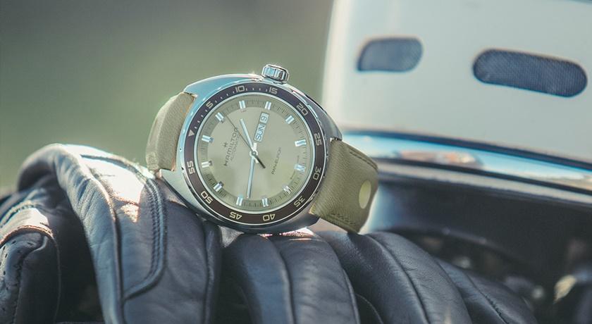 漢米爾頓Pan Europ系列「鼠尾草綠」錶盤超帥氣！滿滿賽車元素秒回「60年代」