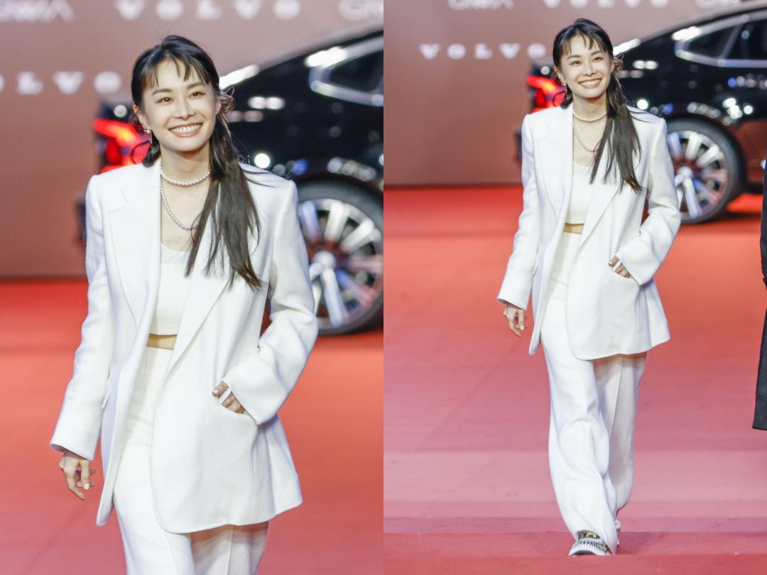 鄭宜農著Chloé 2023早秋系列登場，風格率性。（圖／台視提供）