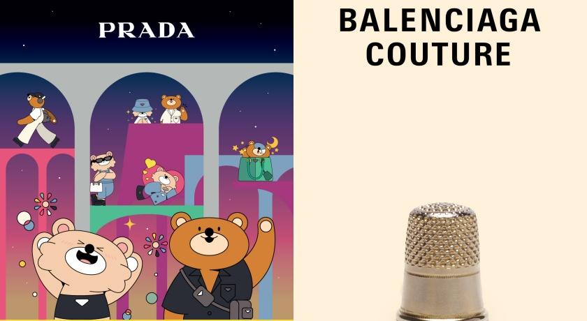 Prada「超萌小熊」LINE貼圖限時免費送！Balenciaga邀你前進高訂秀