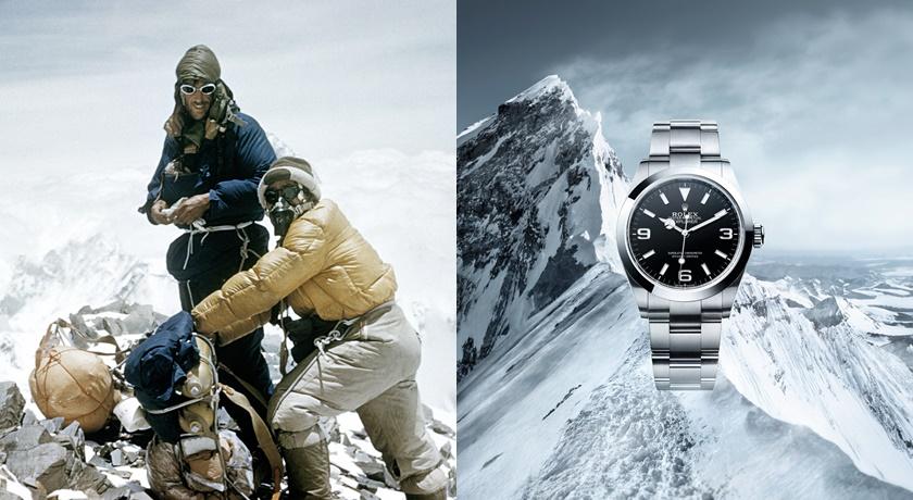 探險家史上首登聖母峰就是戴勞力士！70週年推「探險家型40」致敬