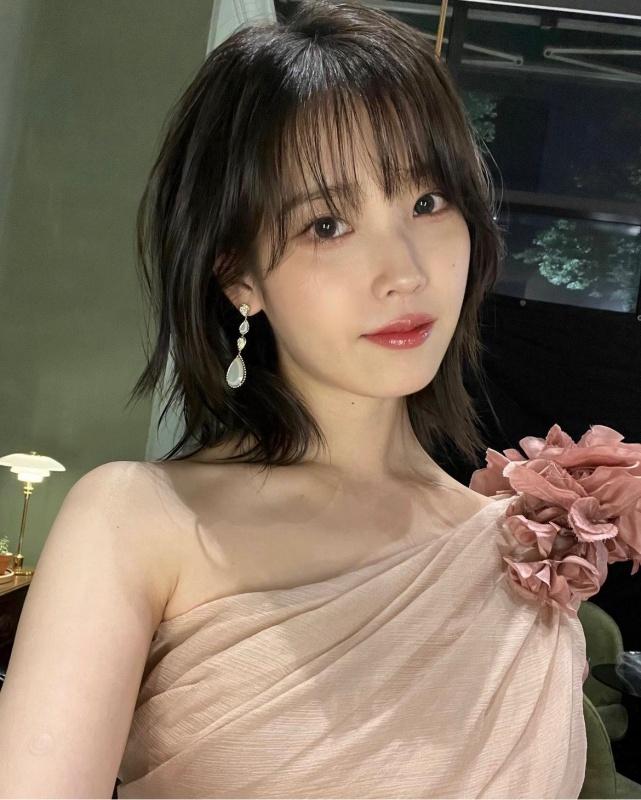 IU的耳環則是來自Boucheron。（截自IU IG）