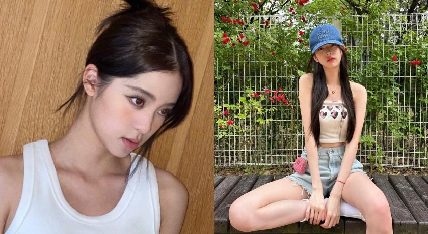 歐陽娜娜與18歲韓國「人間芭比」張員瑛跨海撞衫！中空裝秀水蛇腰看誰更辣