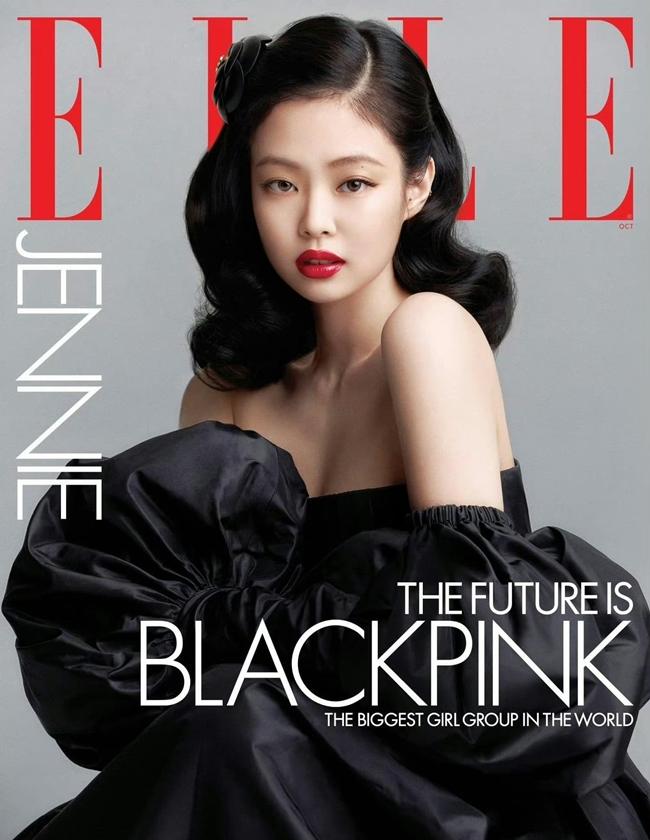 Jennie多次登上《ELLE》雜誌封面。
