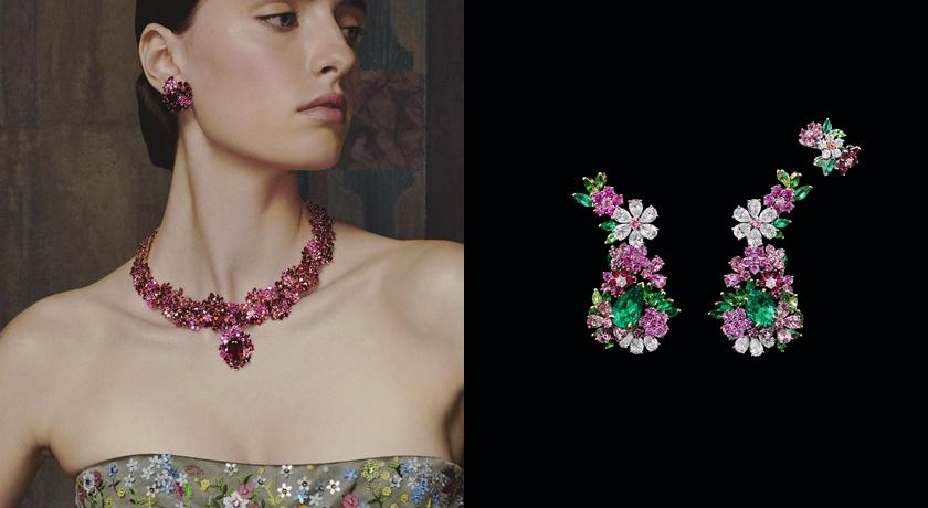 Dior珠寶花園降臨台灣！豐盈「紅寶花圈項鍊」彷彿還能嗅到花香