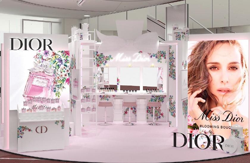 MISS DIOR夢幻梳妝間，完整移植來台灣。