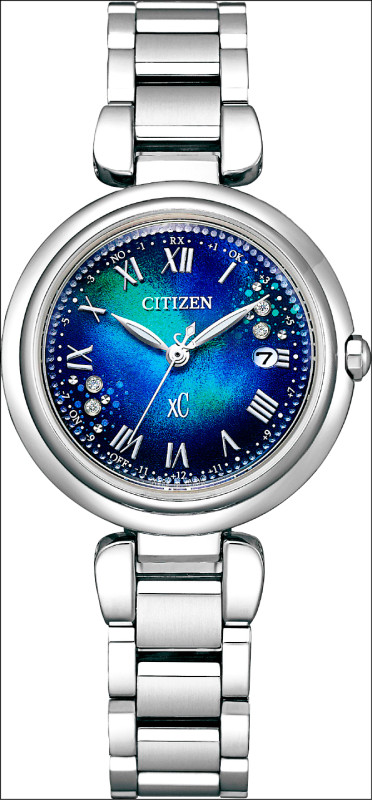 錶盤鑲嵌實驗室鑽石，有如海上泡沫，ES9460-61L錶款38,900元。